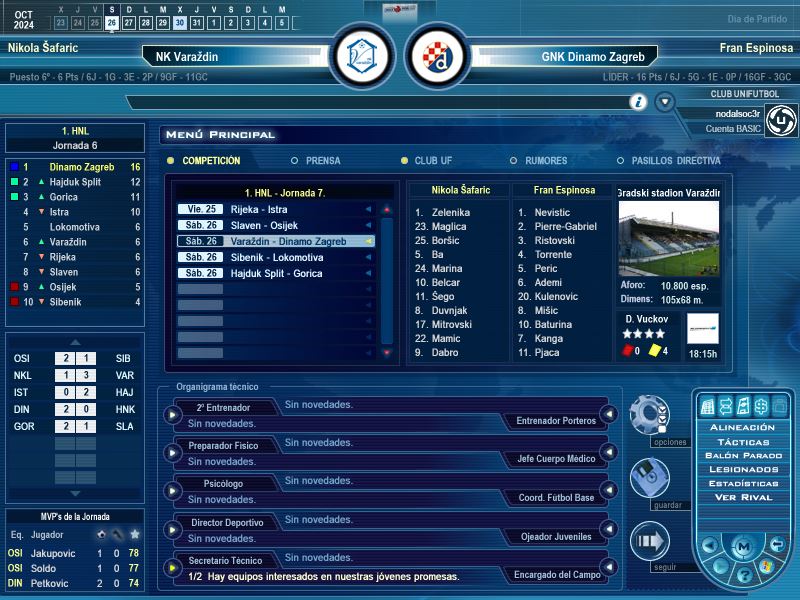 reto - campeón de 1.hnl (croacia).