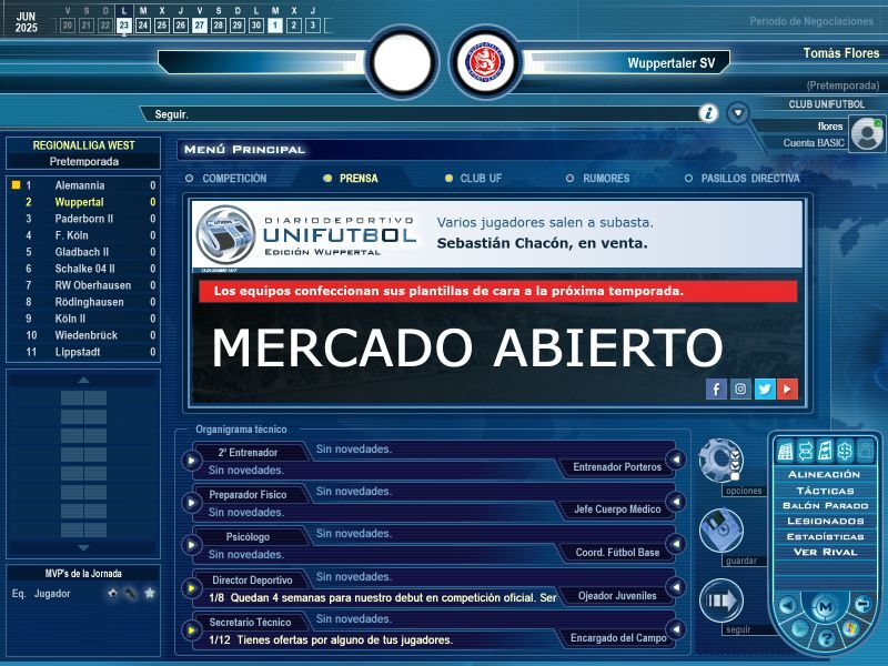 inicio de temporada 2